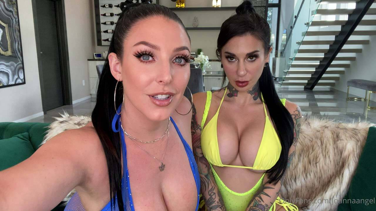 Angela White & Joanna Angel - Big Tits Double JOI​ Video Leaked – TubeOrigin